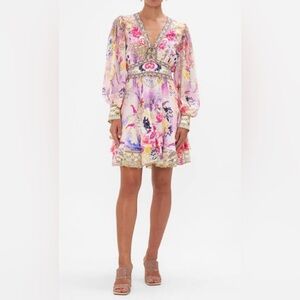 Camilla Sonic Symphonies Floral button front Dress
